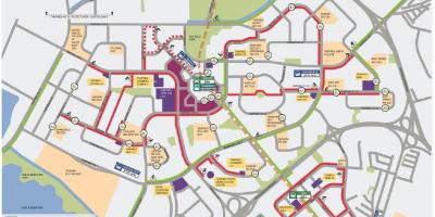 Mapa de ciclismo Singapura