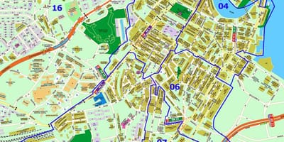 Singapore street mapa de directório