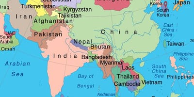 Singapura, ásia mapa